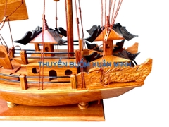 Thuyền Buồm Gỗ Mô Hình Thuyền Rồng Hạ Long | Gỗ Giáng Hương | Thân 40cm