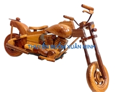 Mô Hình Xe Moto HARLEY CHOPPER Loại Đẹp - Gỗ Căm Xe