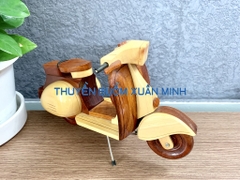 Mô Hình Xe VESPA Gỗ Trang Trí | Loại Tiêu Chuẩn | Size Nhỏ