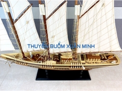 Mô Hình Thuyền Buồm Gỗ Phong Thuỷ - Du Thuyền Đua Atlantic | Thân 120cm