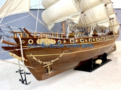 Mô Hình Thuyền Buồm Gỗ Phong Thuỷ Cutty Sark (Tàu Buôn Cổ Anh Quốc) | Hàng VIP Xuất Khẩu - Gỗ Muồng Đen | Thân 100cm