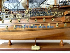 Mô Hình Thuyền Chiến Hạm Hoàng Gia Sovereign Of The Seas (Tàu Cổ Chiến Hạm Anh Quốc) | Hàng Xuất Khẩu - Gỗ Căm Xe | Thân 120cm (SIZE LỚN)