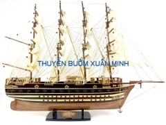 Mô Hình Thuyền Buồm Gỗ Phong Thuỷ Jylland (Tàu Chiến Cổ Đan Mạch) | Hàng Xuất Khẩu - Gỗ Căm Xe | Thân 80cm