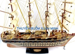 Mô Hình Thuyền Buồm Gỗ Phong Thuỷ Jylland (Tàu Chiến Cổ Đan Mạch) | Hàng Xuất Khẩu - Gỗ Căm Xe | Thân 80cm