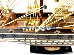 Mô Hình Thuyền Buồm Gỗ Phong Thuỷ Jylland (Tàu Chiến Cổ Đan Mạch) | Hàng Xuất Khẩu - Gỗ Căm Xe | Thân 80cm