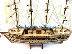 Mô Hình Thuyền Buồm Gỗ Phong Thuỷ Jylland (Tàu Chiến Cổ Đan Mạch) | Loại Tiêu Chuẩn - Gỗ Xoan Đào | Thân 60cm