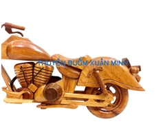 Mô Hình Xe Moto KAWASAKI VULCAN CLASSIC Loại Đẹp - Gỗ Căm Xe