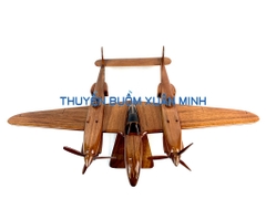 Mô Hình Máy Bay Tiêm Kích Lockheed P-38 Trang Trí | Gỗ Tràm tự nhiên | Size Lớn