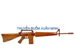 Mô Hình Súng Trường Gỗ M16 | Tỷ Lệ Như Thật | Dài 100cm