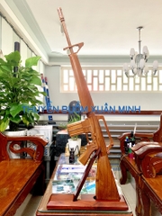 Mô Hình Súng Trường M16 Tỷ Lệ 1:1 | Gỗ Căm Xe | Dài 100cm