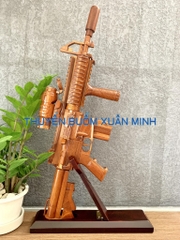 Mô Hình Súng Trường Gỗ AR15 | Tỷ Lệ Như Thật | Dài 75cm