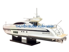 Mô Hình Du Thuyền Gỗ Sang Trọng Đẳng Cấp Mangusta 108 | Gỗ Tự Nhiên | Thân 86cm