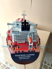 Mô Hình Tàu Chở Dầu Thô - Tàu HAFNIA LOIRE của Singapore - Gỗ Tự Nhiên - Dài 100cm