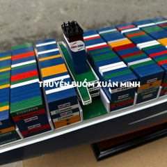 Mô Hình Tàu Chở Hàng Tàu Container CMA CGM - Gỗ Tự Nhiên - Dài 100cm - Chuẩn xuất khẩu