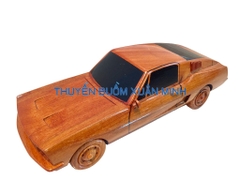 Mô Hình Xe Ô Tô Gỗ FORD MUSTANG 1968 Trang Trí | Gỗ Căm Xe