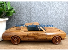 Mô Hình Xe Ô Tô Gỗ FORD MUSTANG 1968 Trang Trí | Gỗ Căm Xe