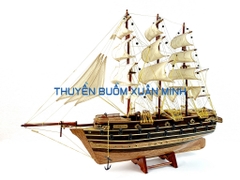 Mô Hình Thuyền Buồm Gỗ Phong Thuỷ Napoleon (Tàu Chiến Cổ Pháp) | Hàng Xuất Khẩu - Gỗ Căm Xe | Thân 60cm