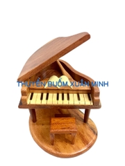 Mô Hình Nhạc Cụ Gỗ Mô hình đàn Piano - Gỗ Căm Xe