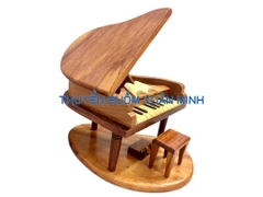 Mô Hình Nhạc Cụ Gỗ Mô hình đàn Piano - Gỗ Căm Xe