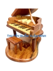 Mô Hình Nhạc Cụ Gỗ Mô hình đàn Piano - Gỗ Căm Xe