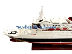 Mô Hình Du Thuyền Đại Dương QUEEN ELIZABETH - Sang Trọng Tinh Tế | Gỗ Tự Nhiên | Thân 100cm