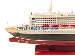 Mô Hình Du Thuyền Đại Dương QUEEN MARRY 2 - Sang Trọng Tinh Tế | Gỗ Tự Nhiên | Thân 100cm