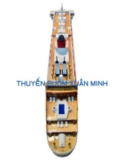 Mô Hình Du Thuyền Đại Dương QUEEN MARRY 2 - Sang Trọng Tinh Tế | Gỗ Tự Nhiên | Thân 100cm