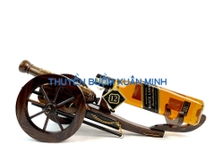 Mô Hình Xe Súng Pháo Kê Rượu Trang Trí | Gỗ Muồng Đen | Dài 52cm