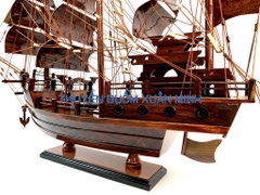 Thuyền Buồm Gỗ Mô Hình Tàu Đánh Cá Thái Lan (Loại Đẹp) | Gỗ Cẩm Lai | Thân 60cm