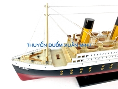 Mô Hình Tàu Thuỷ RMS Titanic - Trưng Bày Sang Trọng | Gỗ Tự Nhiên | Thân 80cm