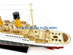 Mô Hình Tàu Thuỷ RMS Titanic - Trưng Bày Sang Trọng | Gỗ Tự Nhiên | Thân 80cm