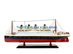 Mô Hình Tàu Thuỷ RMS Titanic - Hàng VIP Xuất Khẩu | Gỗ Căm Xe | Thân 60cm (Sơn Màu)