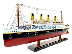 Mô Hình Tàu Thuỷ RMS Titanic - Hàng VIP Xuất Khẩu | Gỗ Căm Xe | Thân 60cm (Sơn Màu)