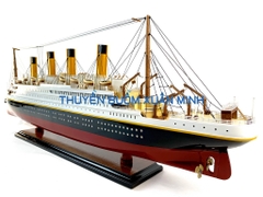 Mô Hình Tàu Thuỷ RMS Titanic - Hàng VIP Xuất Khẩu | Gỗ Căm Xe | Thân 80cm (Sơn Màu)