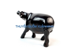 Cặp Tượng Trâu Gỗ Trang Trí Phong Thuỷ | Gỗ Tràm nguyên khối | Size Nhỏ