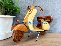 Mô Hình Xe VESPA Cổ Loại Đẹp - Gỗ Căm Xe