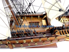 Mô Hình Thuyền Chiến Hạm Hoàng Gia HMS Victory (Tàu Cổ Chiến Hạm Anh Quốc) | Hàng Xuất Khẩu - Gỗ Căm Xe | Thân 80cm