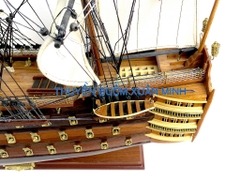 Mô Hình Thuyền Chiến Hạm Hoàng Gia HMS Victory (Tàu Cổ Chiến Hạm Anh Quốc) | Hàng Xuất Khẩu - Gỗ Căm Xe | Thân 80cm