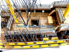 Mô Hình Thuyền Chiến Hạm Hoàng Gia HMS Victory (Tàu Cổ Chiến Hạm Anh Quốc) | Hàng Xuất Khẩu - Gỗ Căm Xe | Thân 80cm