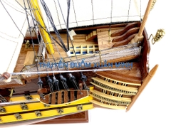 Mô Hình Thuyền Chiến Hạm Hoàng Gia HMS Victory (Tàu Cổ Chiến Hạm Anh Quốc) | Hàng Xuất Khẩu - Gỗ Căm Xe | Thân 80cm