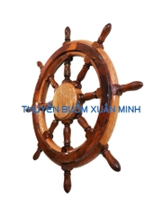 Vô Lăng Tàu Gỗ (Bánh Lái Tàu) Trang Trí | Gỗ Cẩm Lai | Đường Kính 60cm