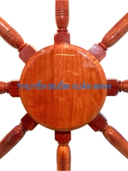 Vô Lăng Tàu Gỗ (Bánh Lái Tàu) Trang Trí | Gỗ Căm Xe | Đường Kính 100cm