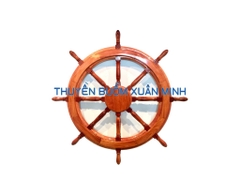 Vô Lăng Tàu Gỗ (Bánh Lái Tàu) Trang Trí | Gỗ Căm Xe | Đường Kính 100cm