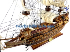 Mô Hình Thuyền Chiến Hạm Hoàng Gia HMS Wasa (Tàu Cổ Chiến Hạm Thuỵ Điển) | Hàng Xuất Khẩu - Gỗ Căm Xe | Thân 90cm