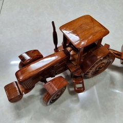 Mô Hình Xe Máy Cày Gỗ Trang Trí - Gỗ Căm Xe - Dài 58cm