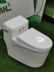 Bồn cầu liền khối thanh lý bỏ mẫu giá cực tốt
