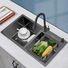 Chậu rửa bát inox 304 nano FX-8045ND-2