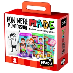 HOW WE ARE MADE -Bộ thẻ chơi MONTESSORI giúp phát triển trí não cho trẻ