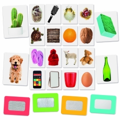 FLASHCARDS TACTILE MONTESSORI - Bộ thẻ chơi giúp phát triển trí não