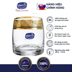 Bộ 6 ly pha lê 290 ml mạ vàng 24k